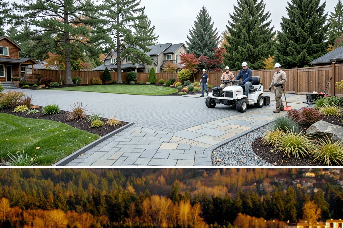 Large-Scale Landscape Construction in Kenmore, King County, WA - Best executed spring through fall