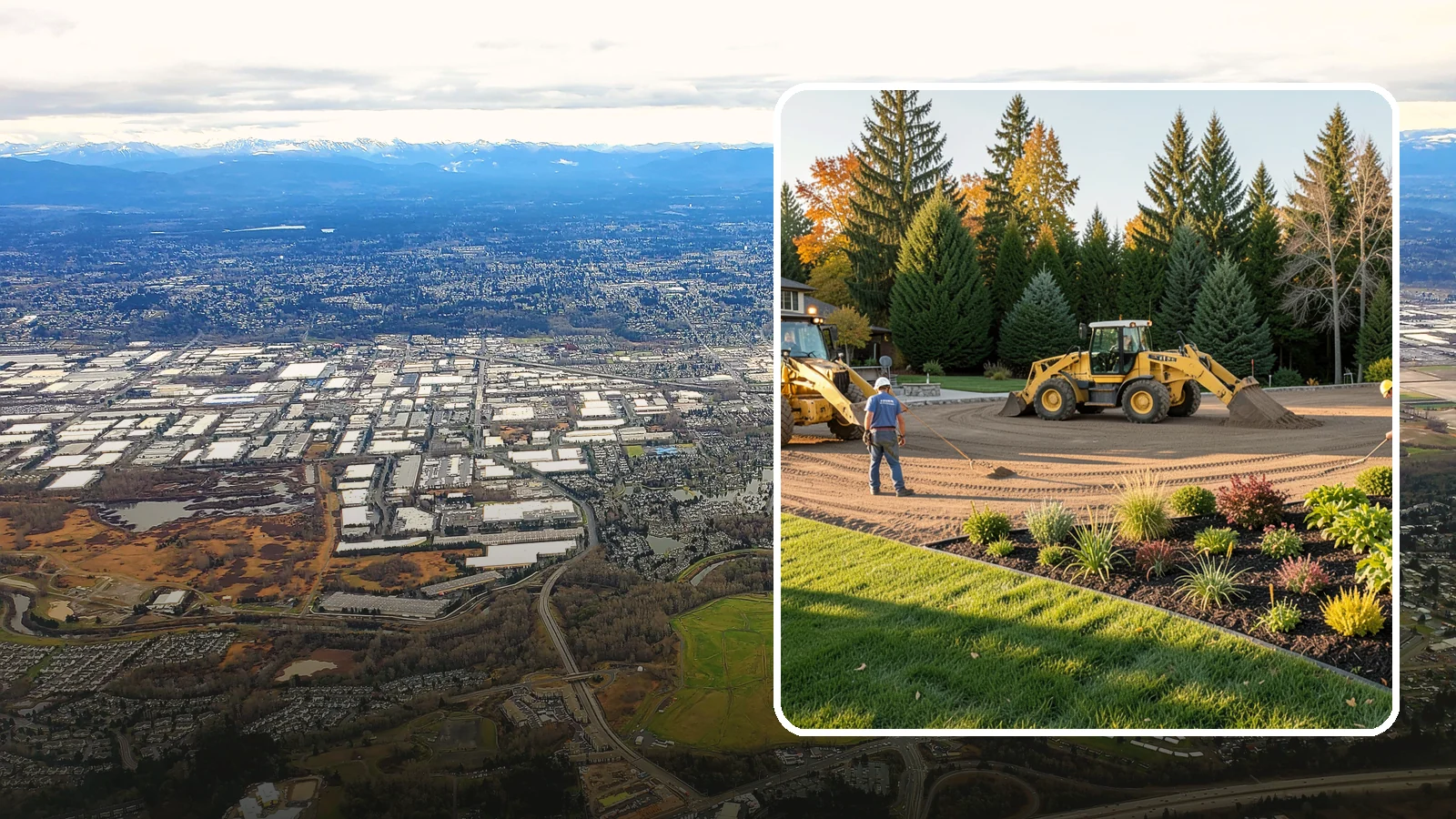 Large-Scale Landscape Construction in Kent, King County, WA - Full-scale landscape and site construction for commercial and large residential projects, managed end to end.