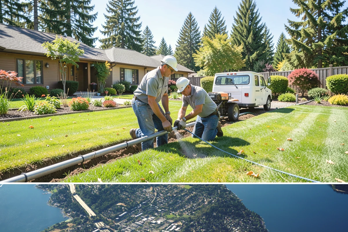 Large-Scale Landscape Construction in Mercer Island, King County, WA - Best executed spring through fall