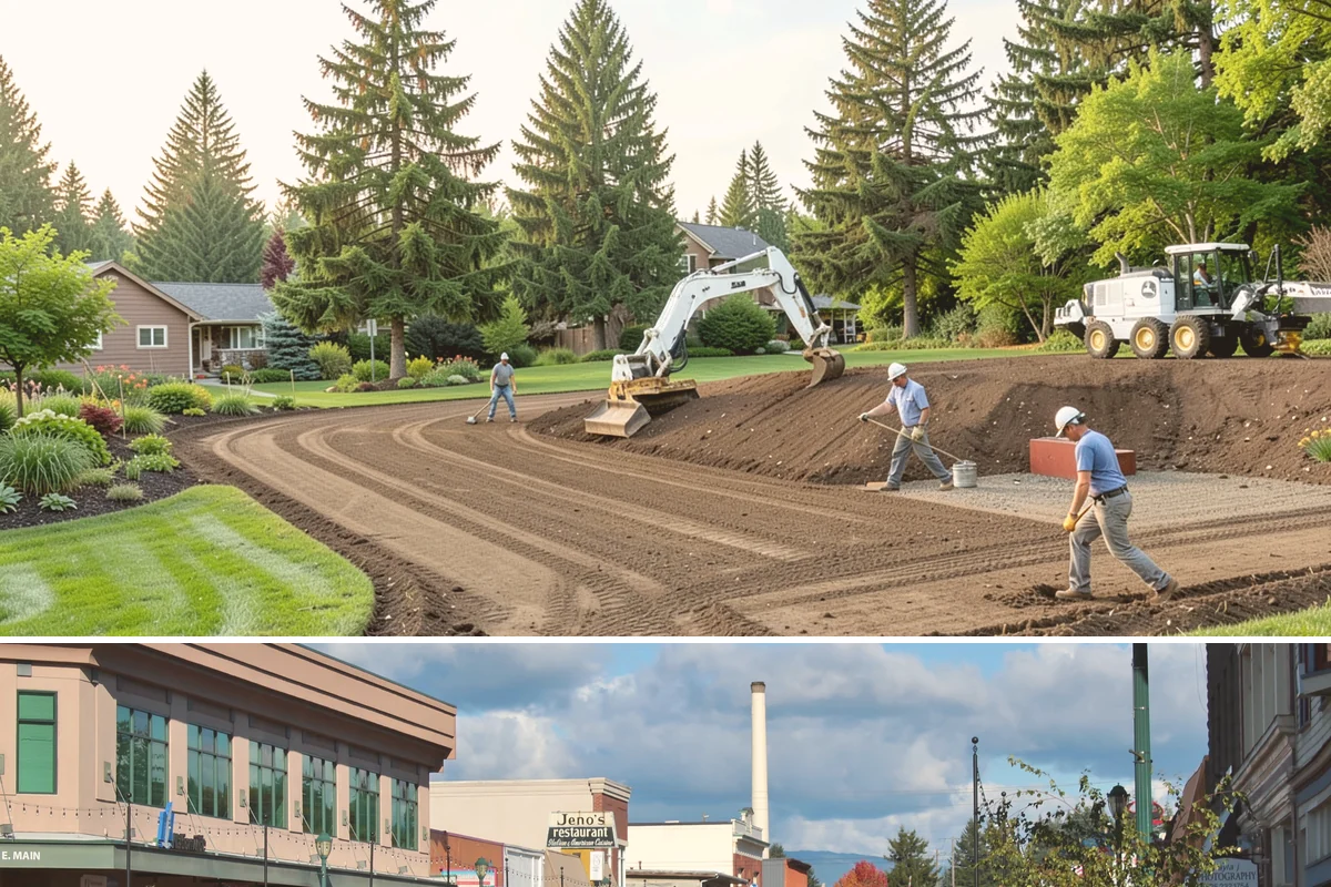 Large-Scale Landscape Construction in Monroe, Snohomish County, WA - Best executed spring through fall