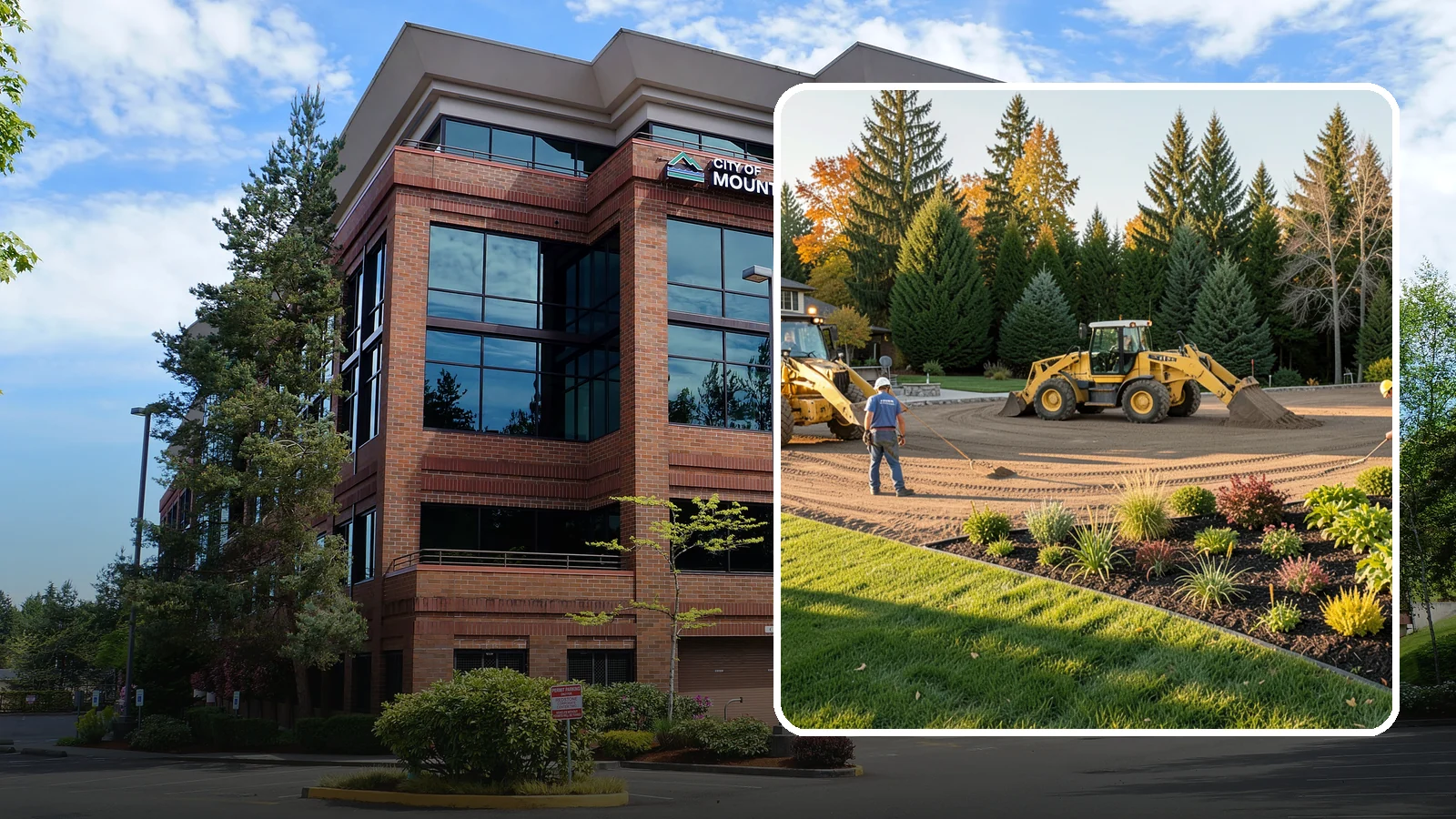 Large-Scale Landscape Construction in Mountlake Terrace, Snohomish County, WA - Full-scale landscape and site construction for commercial and large residential projects, managed end to end.