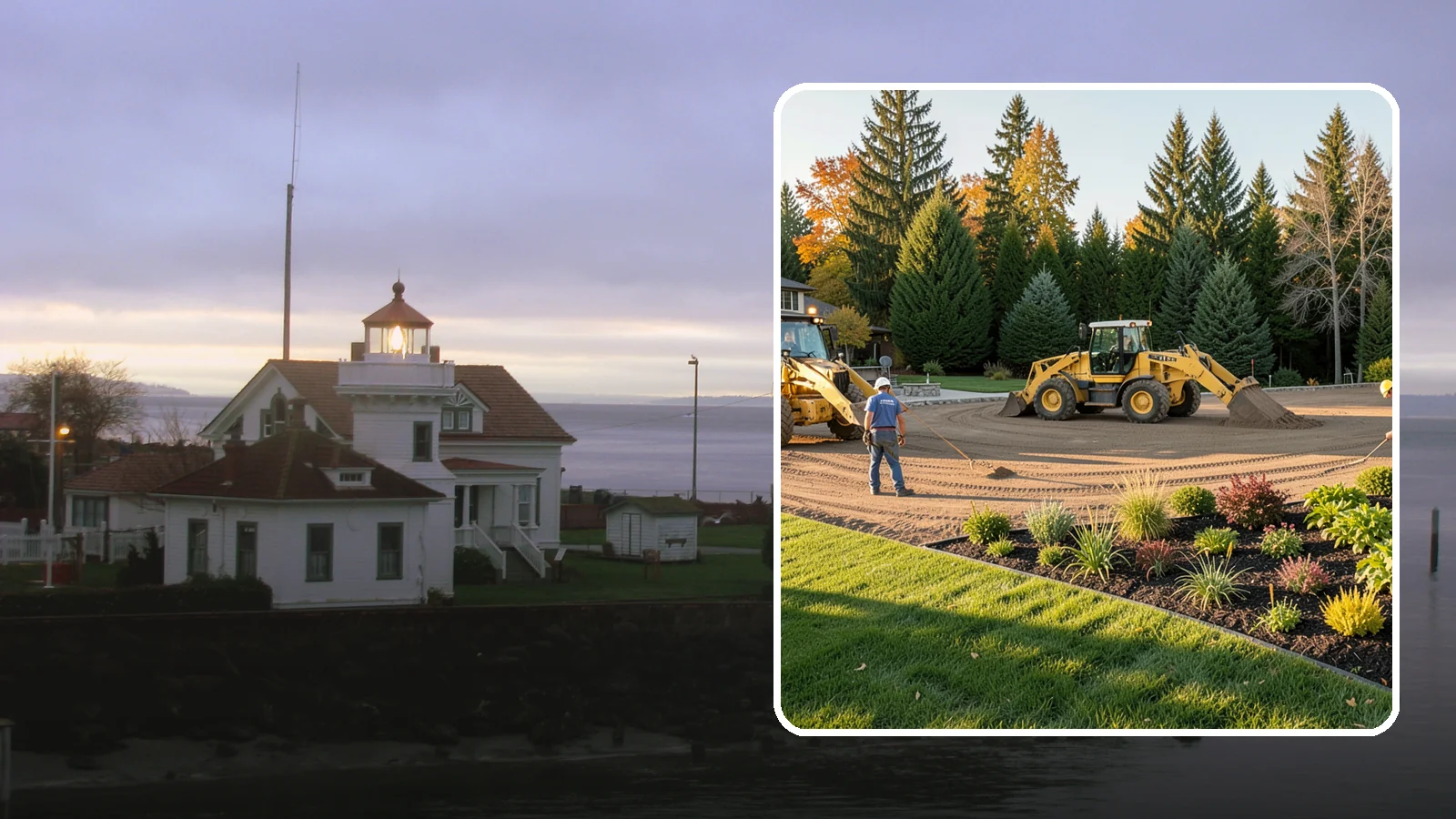 Large-Scale Landscape Construction in Mukilteo, Snohomish County, WA - Full-scale landscape and site construction for commercial and large residential projects, managed end to end.