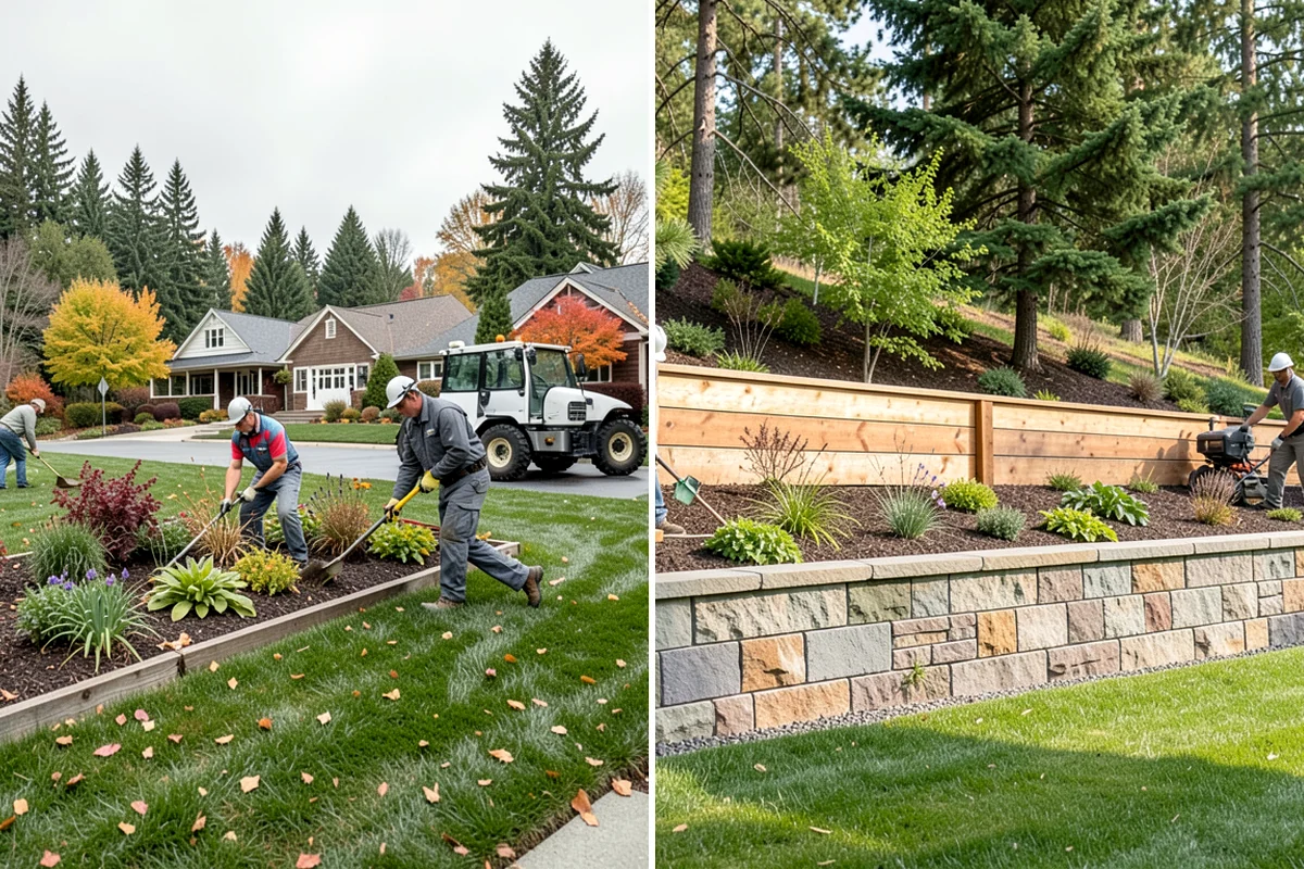 Large-Scale Landscape Construction in Normandy Park, King County, WA - Plan the project scope and phases