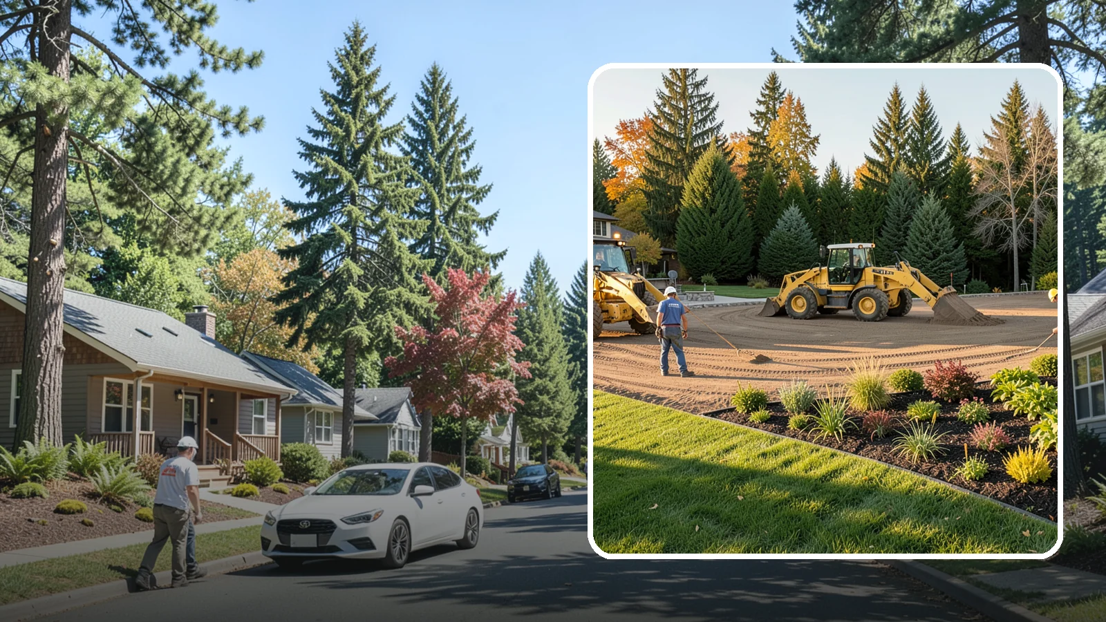 Large-Scale Landscape Construction in Orting, Pierce County, WA - Full-scale landscape and site construction for commercial and large residential projects, managed end to end.