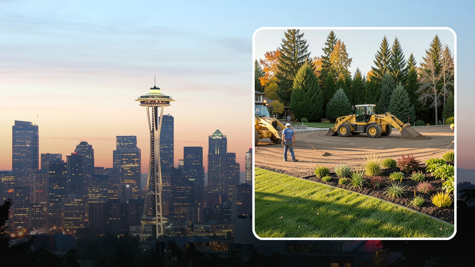Large-Scale Landscape Construction in Seattle, King County, WA - Full-scale landscape and site construction for commercial and large residential projects, managed end to end.