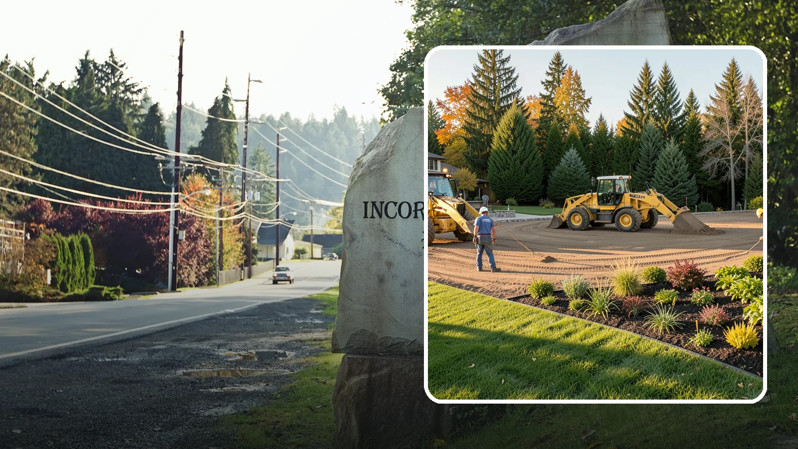 Large-Scale Landscape Construction in Wilkeson, Pierce County, WA - Full-scale landscape and site construction for commercial and large residential projects, managed end to end.