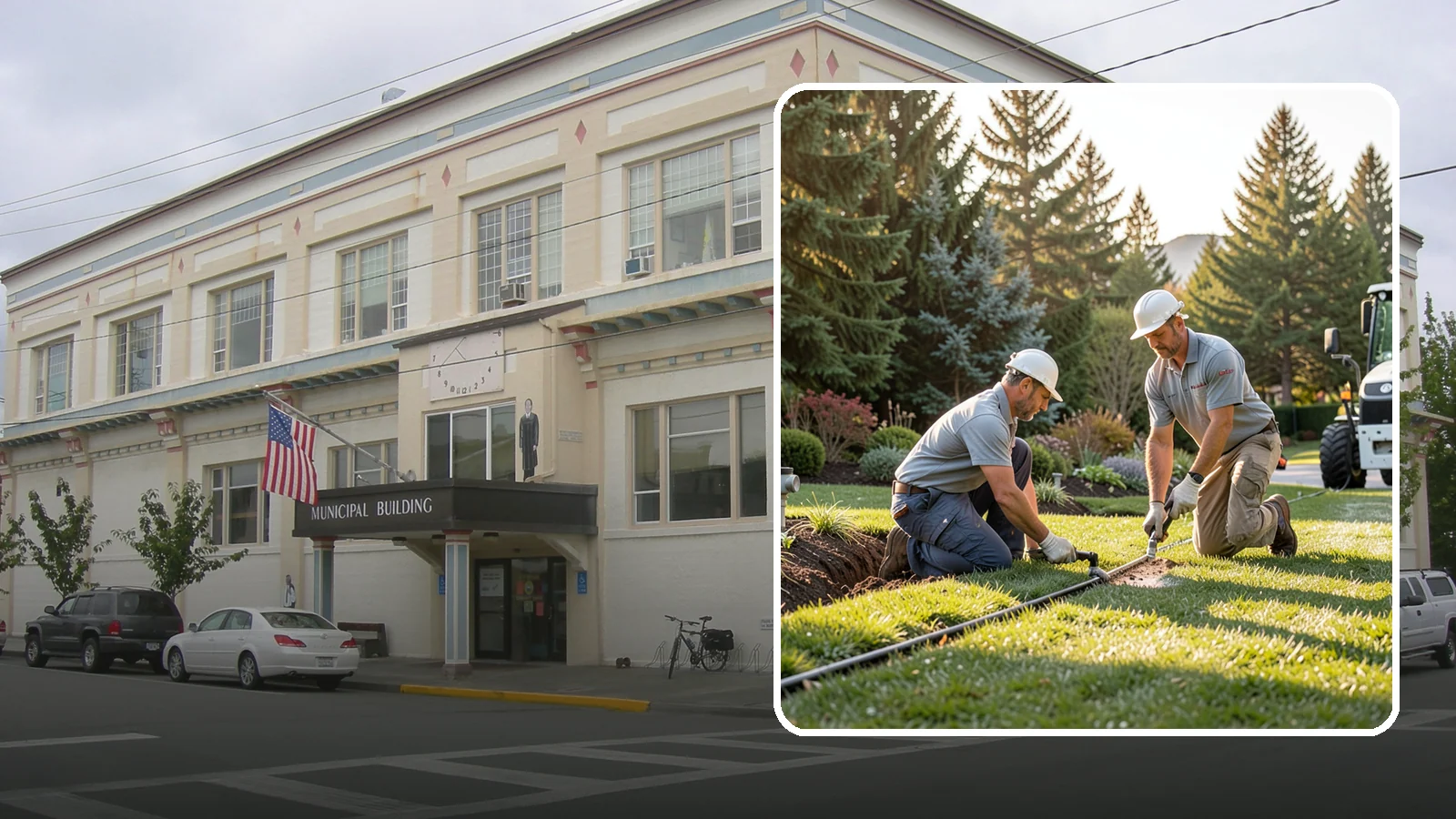 Lateral Line Repair in Anacortes, Skagit County, WA - We repair broken lateral lines between valves and sprinkler heads that cause low head pressure, geysers, or soggy turf during a...