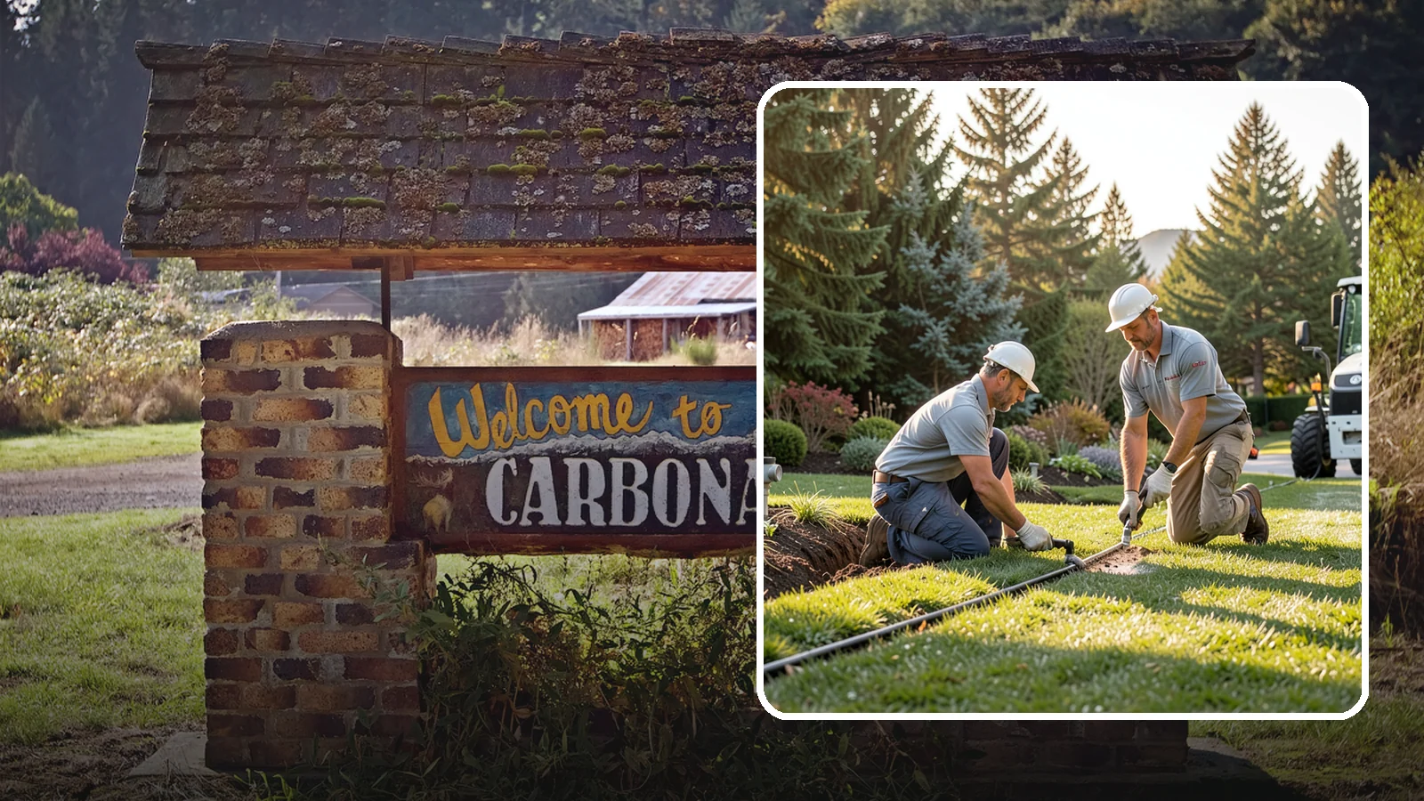 Lateral Line Repair in Carbonado, Pierce County, WA - We repair broken lateral lines between valves and sprinkler heads that cause low head pressure, geysers, or soggy turf during a...