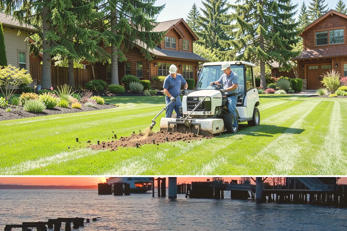 Lateral Line Repair in Edmonds, Snohomish County, WA - Repair in spring or summer when a running zone quickly reveals a low-pressure lateral break.