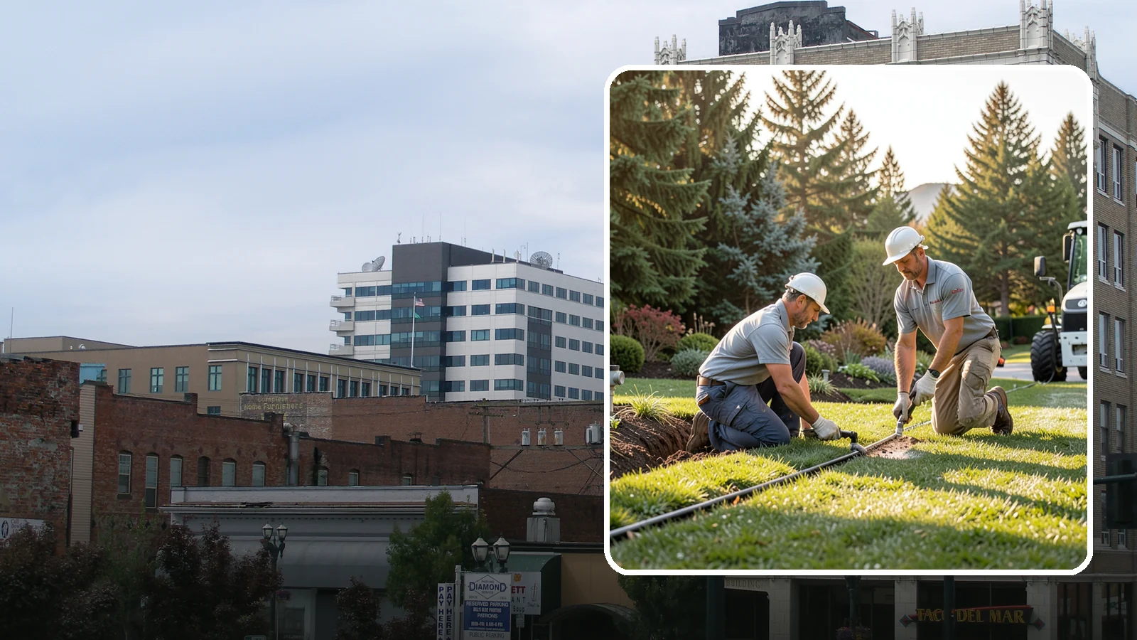 Lateral Line Repair in Everett, Snohomish County, WA - We repair broken lateral lines between valves and sprinkler heads that cause low head pressure, geysers, or soggy turf during a...