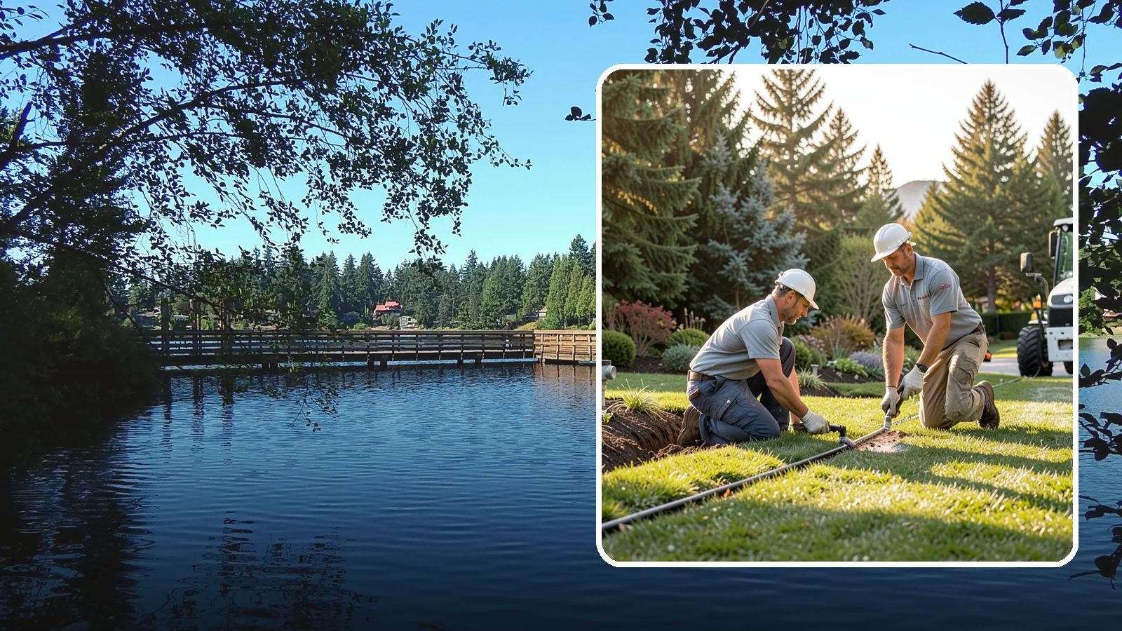 Lateral Line Repair in Federal Way, King County, WA - We repair broken lateral lines between valves and sprinkler heads that cause low head pressure, geysers, or soggy turf during a...