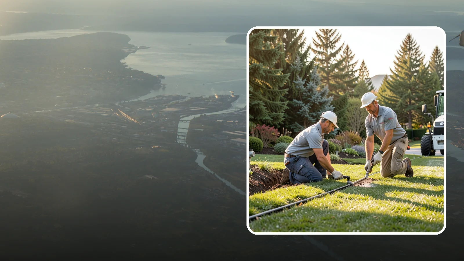 Lateral Line Repair in Fife, Pierce County, WA - We repair broken lateral lines between valves and sprinkler heads that cause low head pressure, geysers, or soggy turf during a...