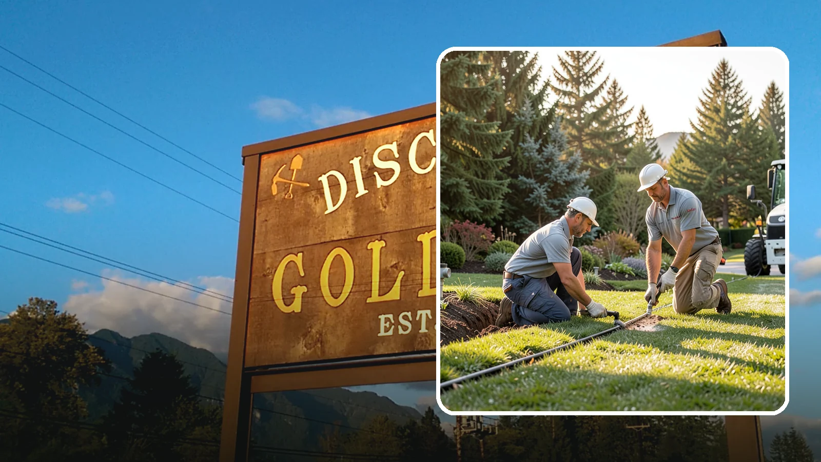 Lateral Line Repair in Gold Bar, Snohomish County, WA - We repair broken lateral lines between valves and sprinkler heads that cause low head pressure, geysers, or soggy turf during a...