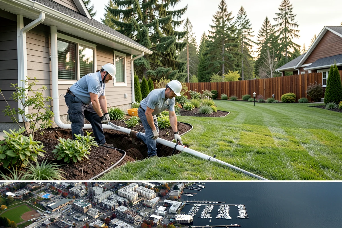 Lateral Line Repair in Kirkland, King County, WA - Repair in spring or summer when a running zone quickly reveals a low-pressure lateral break.