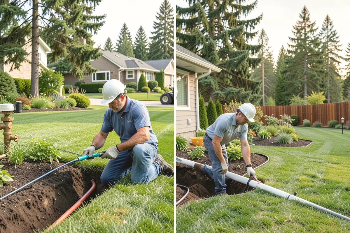 Lateral Line Repair in La Conner, Skagit County, WA - Run the zone to locate the break