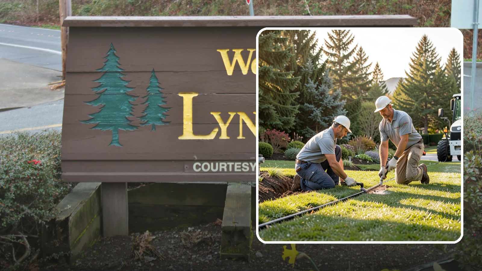 Lateral Line Repair in Lynnwood, Snohomish County, WA - We repair broken lateral lines between valves and sprinkler heads that cause low head pressure, geysers, or soggy turf during a...