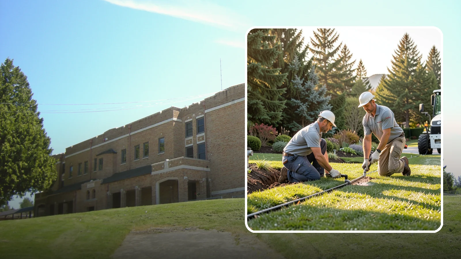 Lateral Line Repair in Maple Valley, King County, WA - We repair broken lateral lines between valves and sprinkler heads that cause low head pressure, geysers, or soggy turf during a...