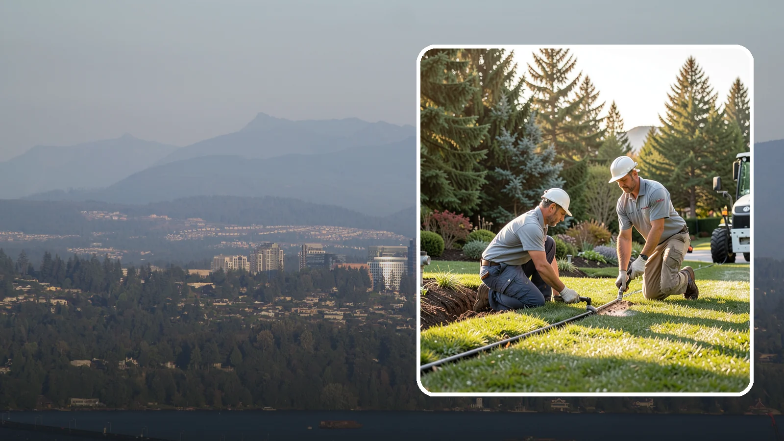 Lateral Line Repair in Medina, King County, WA - We repair broken lateral lines between valves and sprinkler heads that cause low head pressure, geysers, or soggy turf during a...