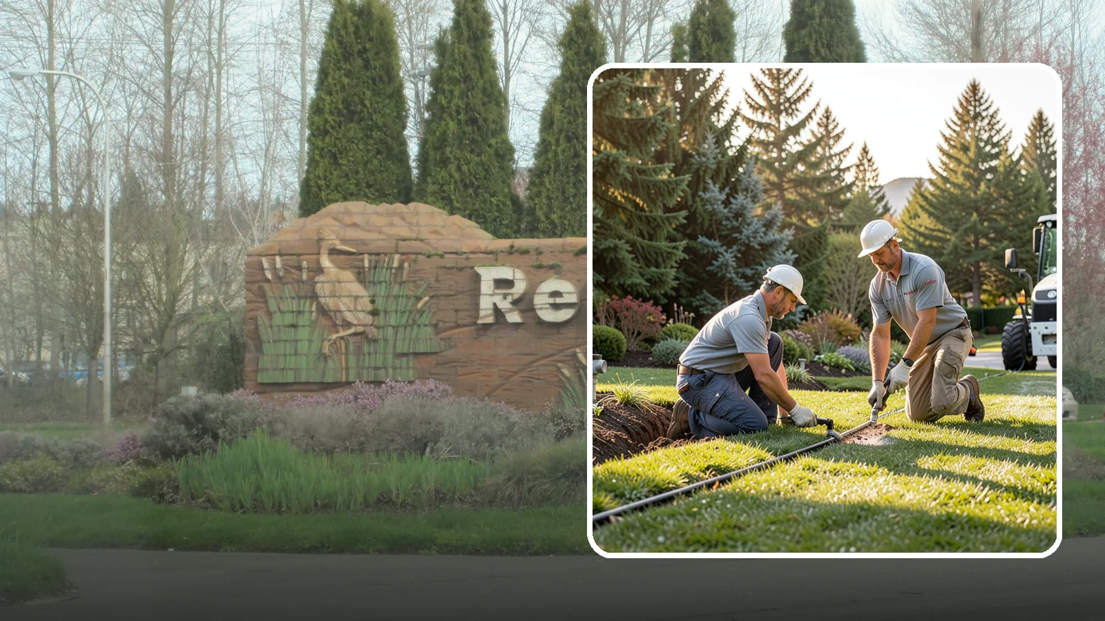 Lateral Line Repair in Renton, King County, WA - We repair broken lateral lines between valves and sprinkler heads that cause low head pressure, geysers, or soggy turf during a...