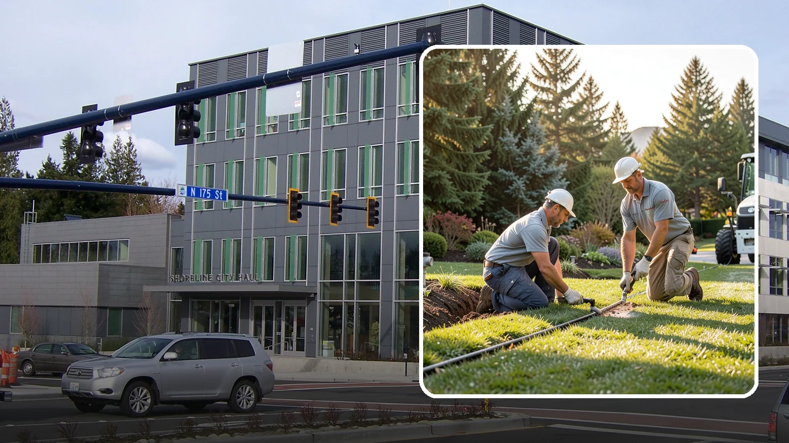 Lateral Line Repair in Shoreline, King County, WA - We repair broken lateral lines between valves and sprinkler heads that cause low head pressure, geysers, or soggy turf during a...