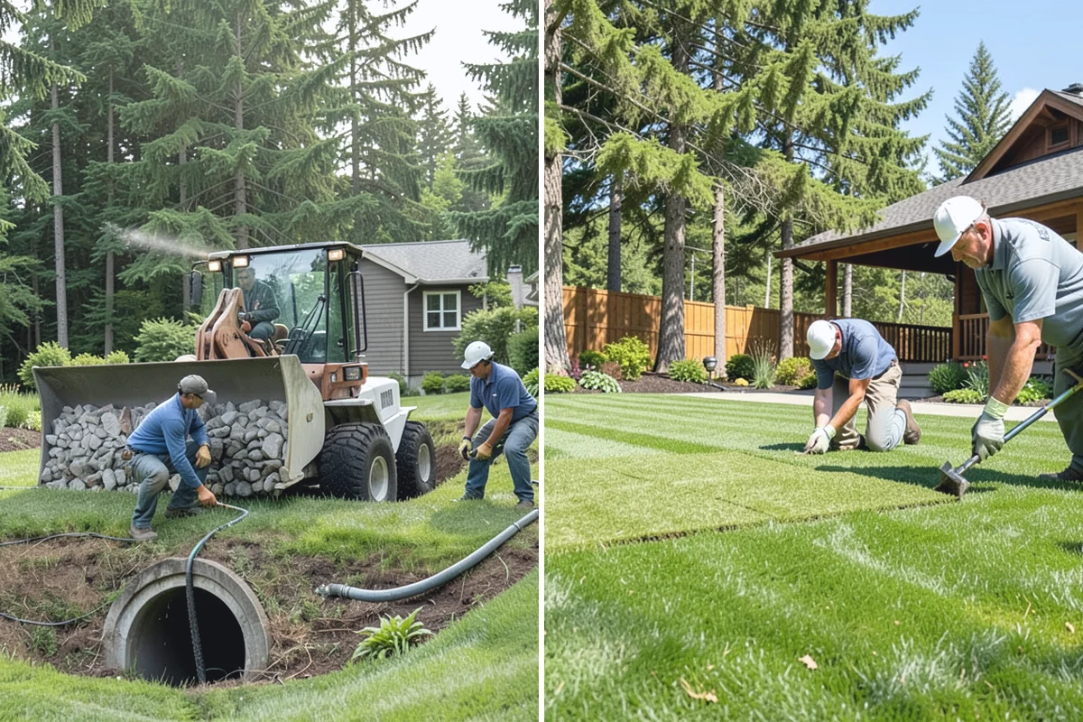Lateral Line Repair in South Prairie, Pierce County, WA - Run the zone to locate the break