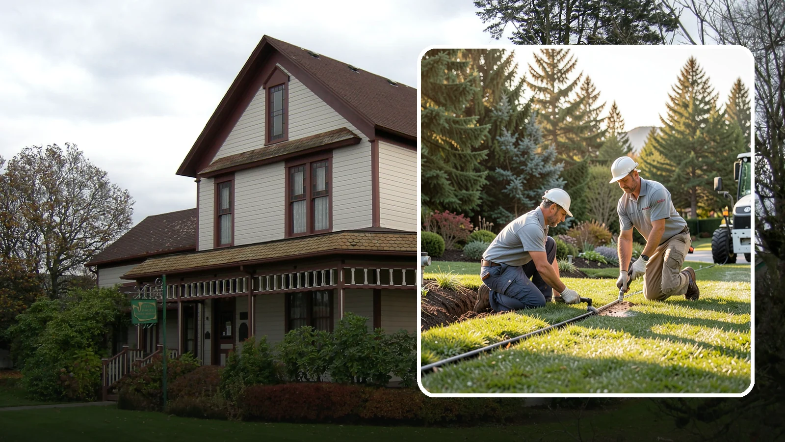 Lateral Line Repair in Sumner, Pierce County, WA - We repair broken lateral lines between valves and sprinkler heads that cause low head pressure, geysers, or soggy turf during a...