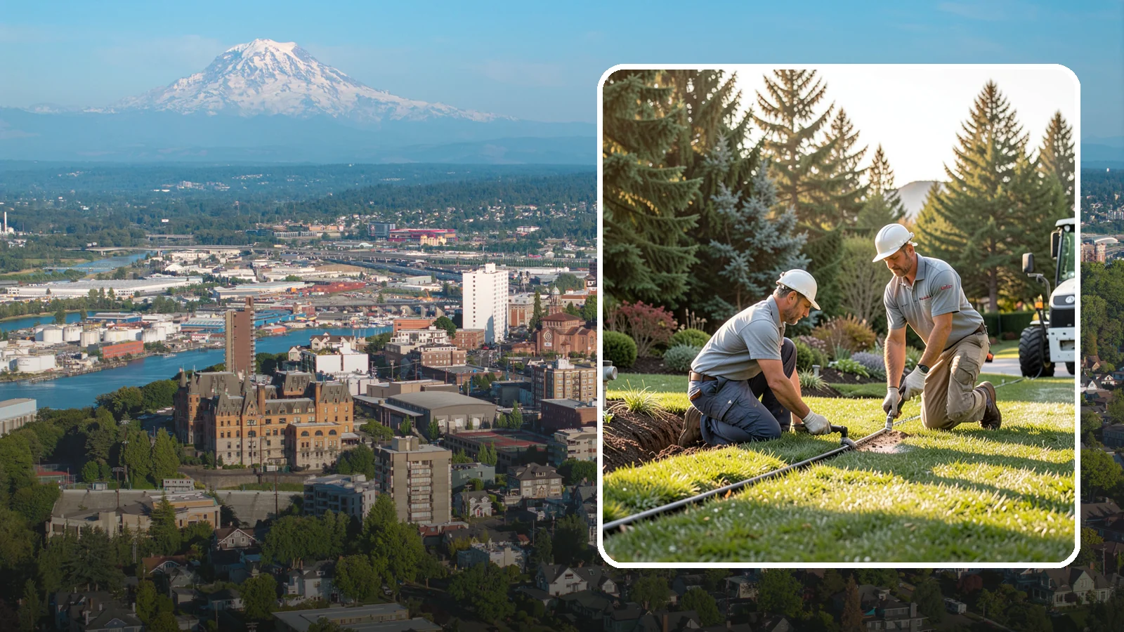 Lateral Line Repair in Tacoma, Pierce County, WA - We repair broken lateral lines between valves and sprinkler heads that cause low head pressure, geysers, or soggy turf during a...