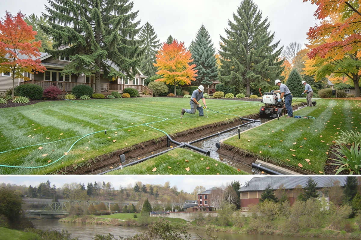 Lateral Line Repair in Tukwila, King County, WA - Repair in spring or summer when a running zone quickly reveals a low-pressure lateral break.