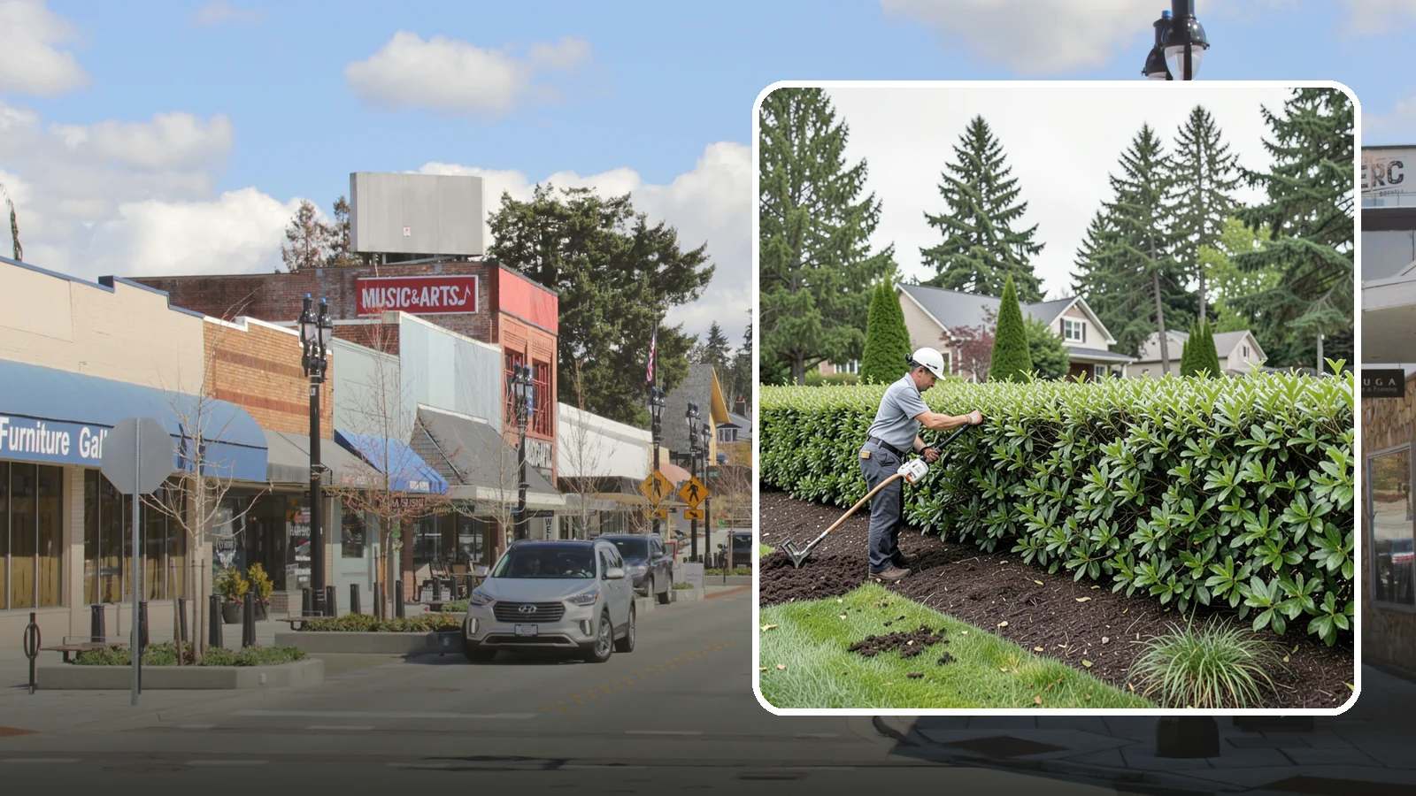 Laurel Hedge Trimming in Bothell, King County, WA - All-purpose laurel hedge trimming that controls fast broadleaf growth and restores clean, dense screening across your property...