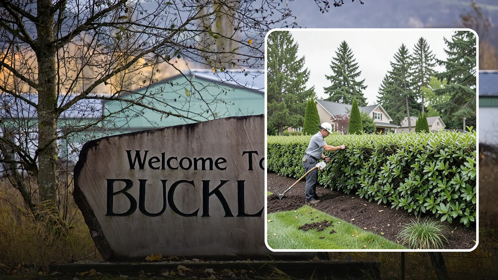 Laurel Hedge Trimming in Buckley, Pierce County, WA - All-purpose laurel hedge trimming that controls fast broadleaf growth and restores clean, dense screening across your property...