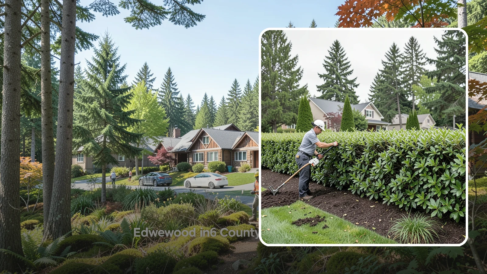 Laurel Hedge Trimming in Edgewood, Pierce County, WA - All-purpose laurel hedge trimming that controls fast broadleaf growth and restores clean, dense screening across your property...