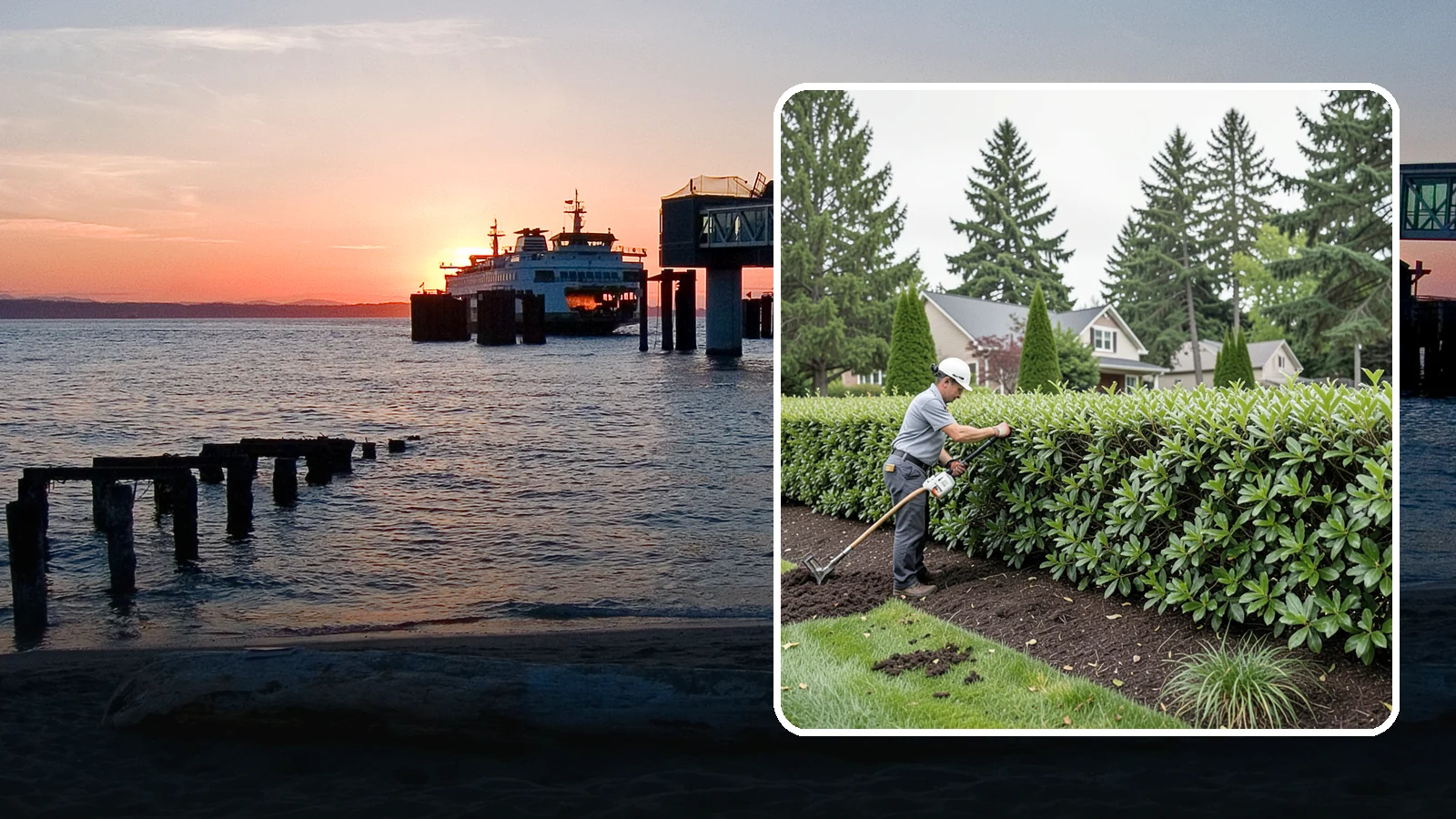 Laurel Hedge Trimming in Edmonds, Snohomish County, WA - All-purpose laurel hedge trimming that controls fast broadleaf growth and restores clean, dense screening across your property...