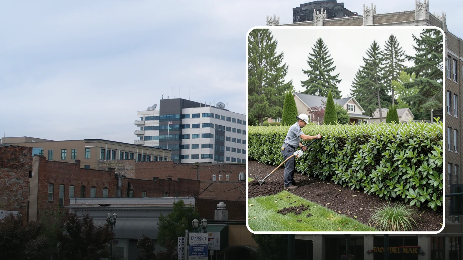 Laurel Hedge Trimming in Everett, Snohomish County, WA - All-purpose laurel hedge trimming that controls fast broadleaf growth and restores clean, dense screening across your property...
