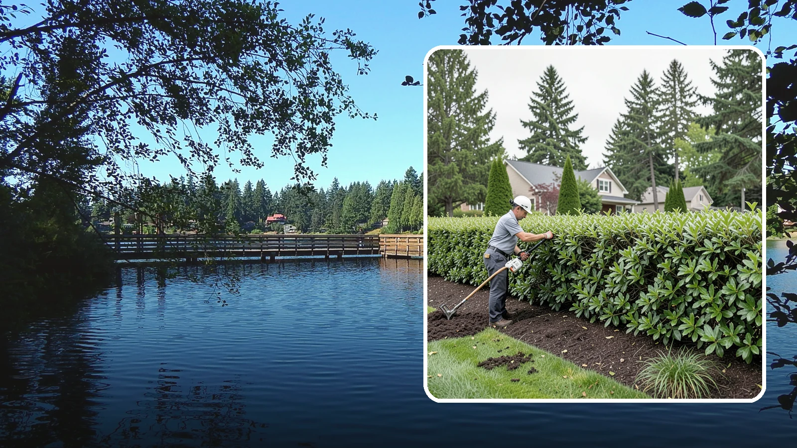 Laurel Hedge Trimming in Federal Way, King County, WA - All-purpose laurel hedge trimming that controls fast broadleaf growth and restores clean, dense screening across your property...