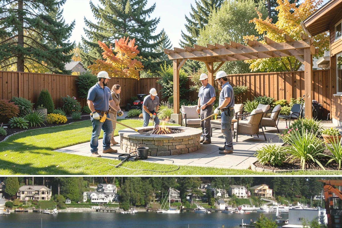 Laurel Hedge Trimming in Gig Harbor, Pierce County, WA - Trim in late spring and again mid-summer