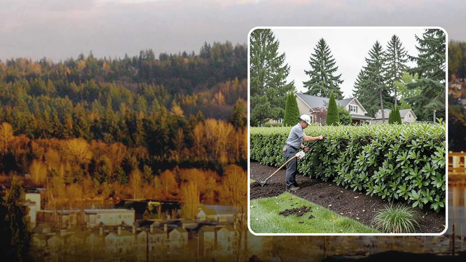 Laurel Hedge Trimming in Kenmore, King County, WA - All-purpose laurel hedge trimming that controls fast broadleaf growth and restores clean, dense screening across your property...