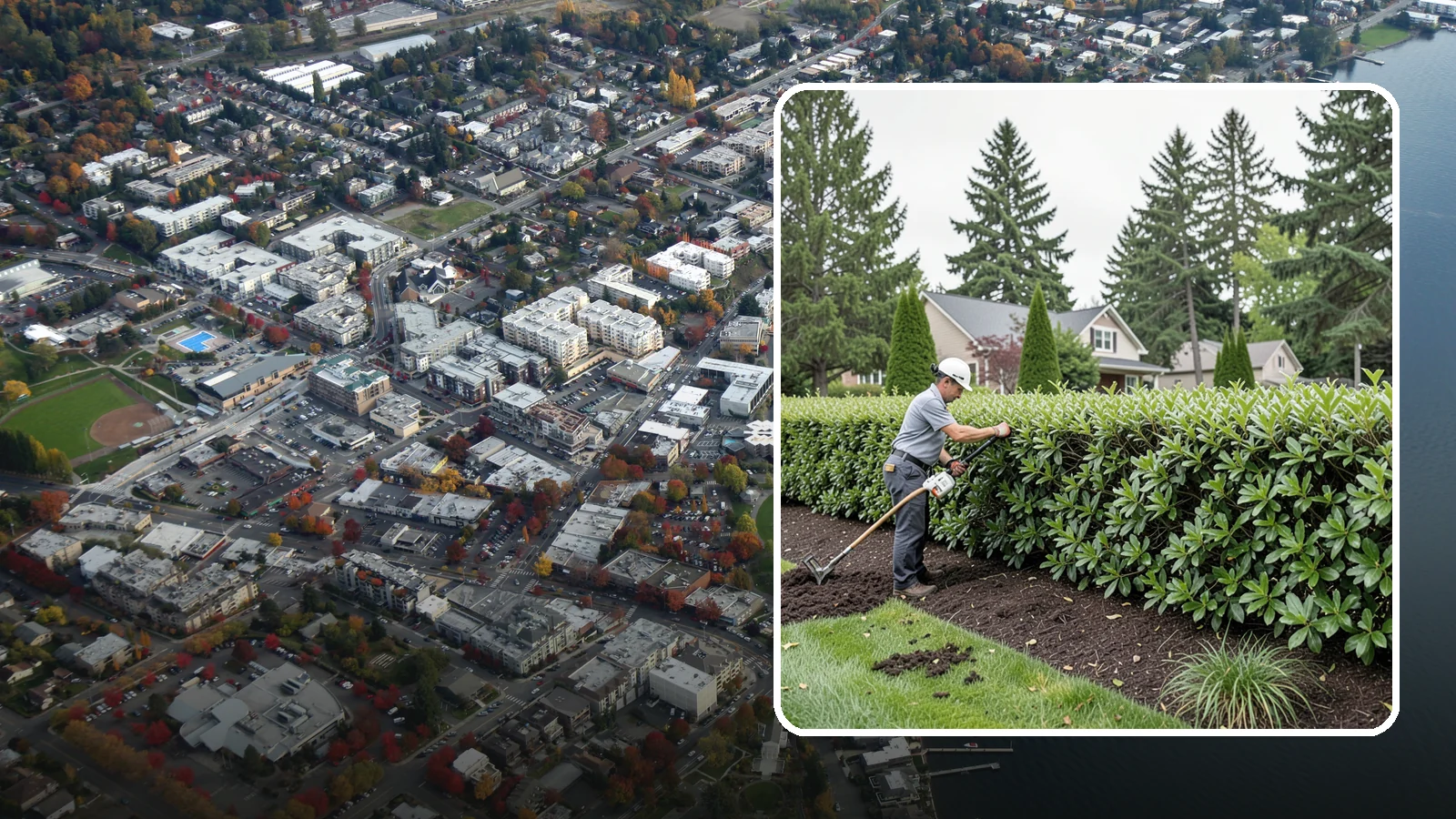 Laurel Hedge Trimming in Kirkland, King County, WA - All-purpose laurel hedge trimming that controls fast broadleaf growth and restores clean, dense screening across your property...