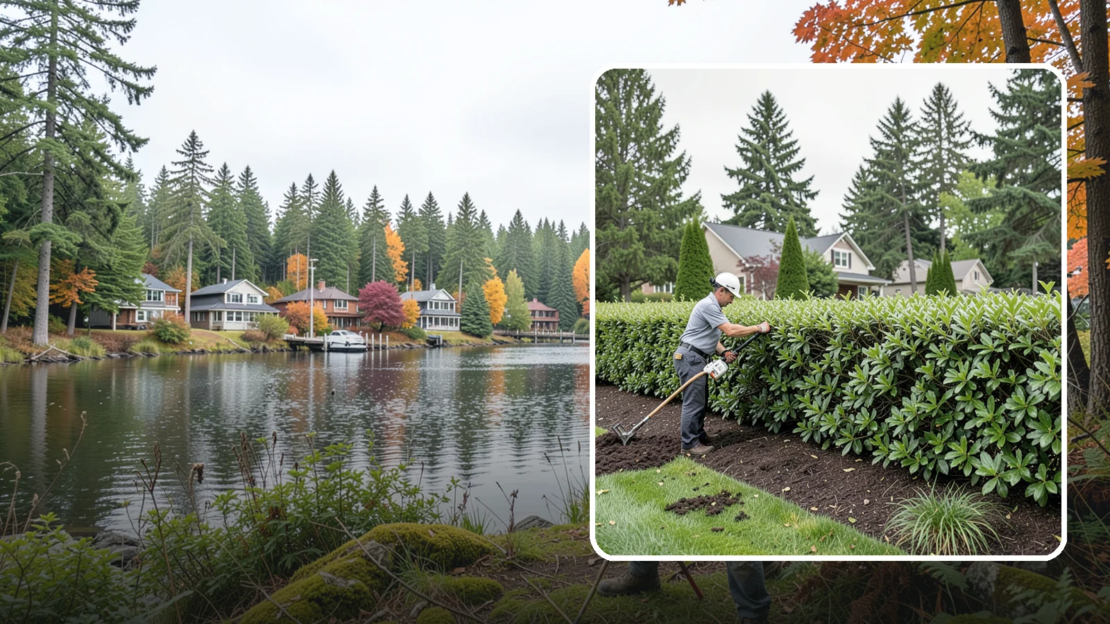 Laurel Hedge Trimming in La Conner, Skagit County, WA - All-purpose laurel hedge trimming that controls fast broadleaf growth and restores clean, dense screening across your property...