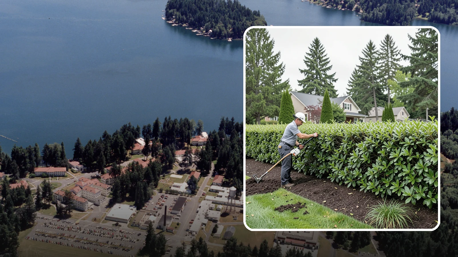 Laurel Hedge Trimming in Lakewood, Pierce County, WA - All-purpose laurel hedge trimming that controls fast broadleaf growth and restores clean, dense screening across your property...