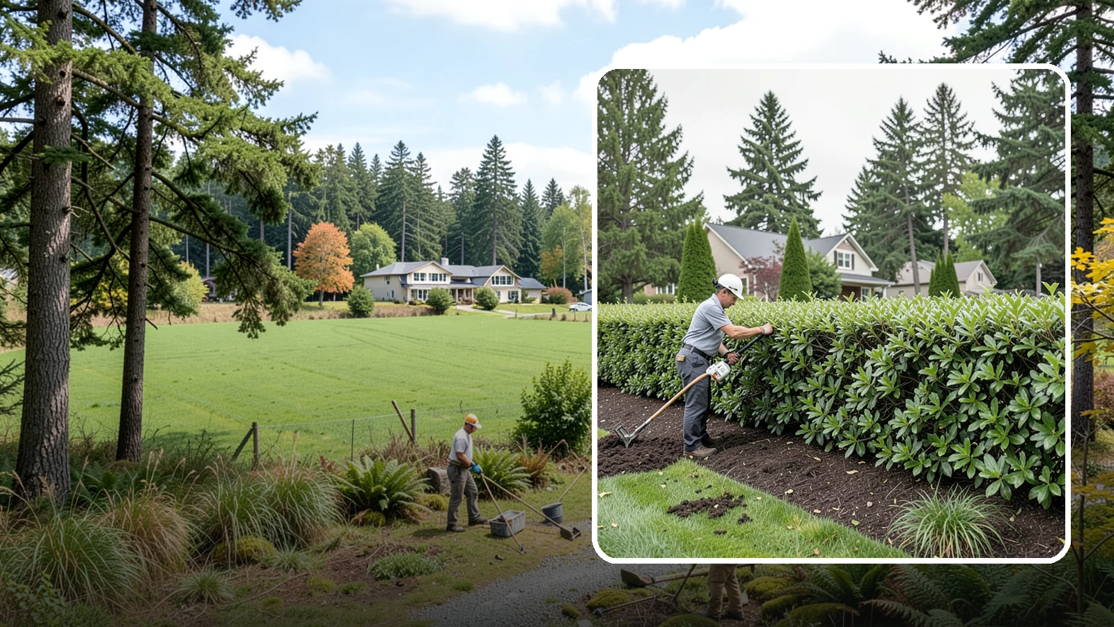 Laurel Hedge Trimming in Lyman, Skagit County, WA - All-purpose laurel hedge trimming that controls fast broadleaf growth and restores clean, dense screening across your property...
