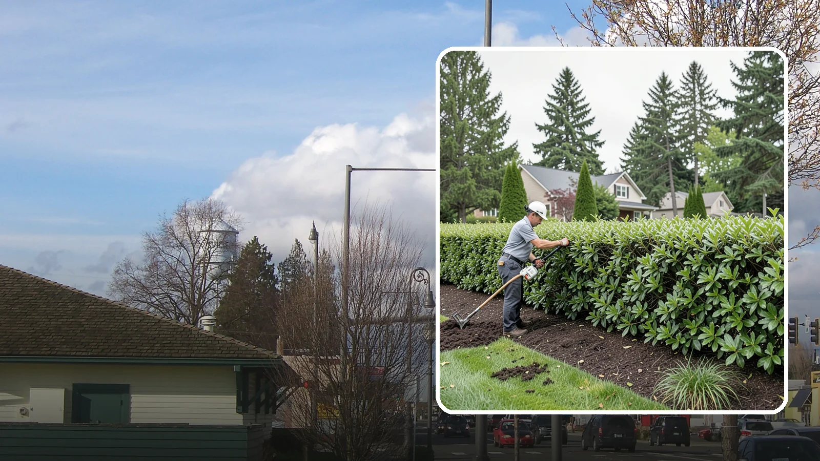 Laurel Hedge Trimming in Marysville, Snohomish County, WA - All-purpose laurel hedge trimming that controls fast broadleaf growth and restores clean, dense screening across your property...