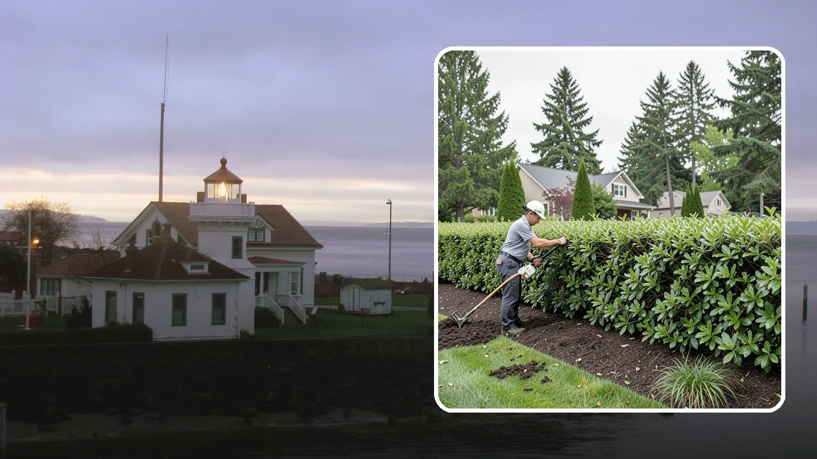 Laurel Hedge Trimming in Mukilteo, Snohomish County, WA - All-purpose laurel hedge trimming that controls fast broadleaf growth and restores clean, dense screening across your property...