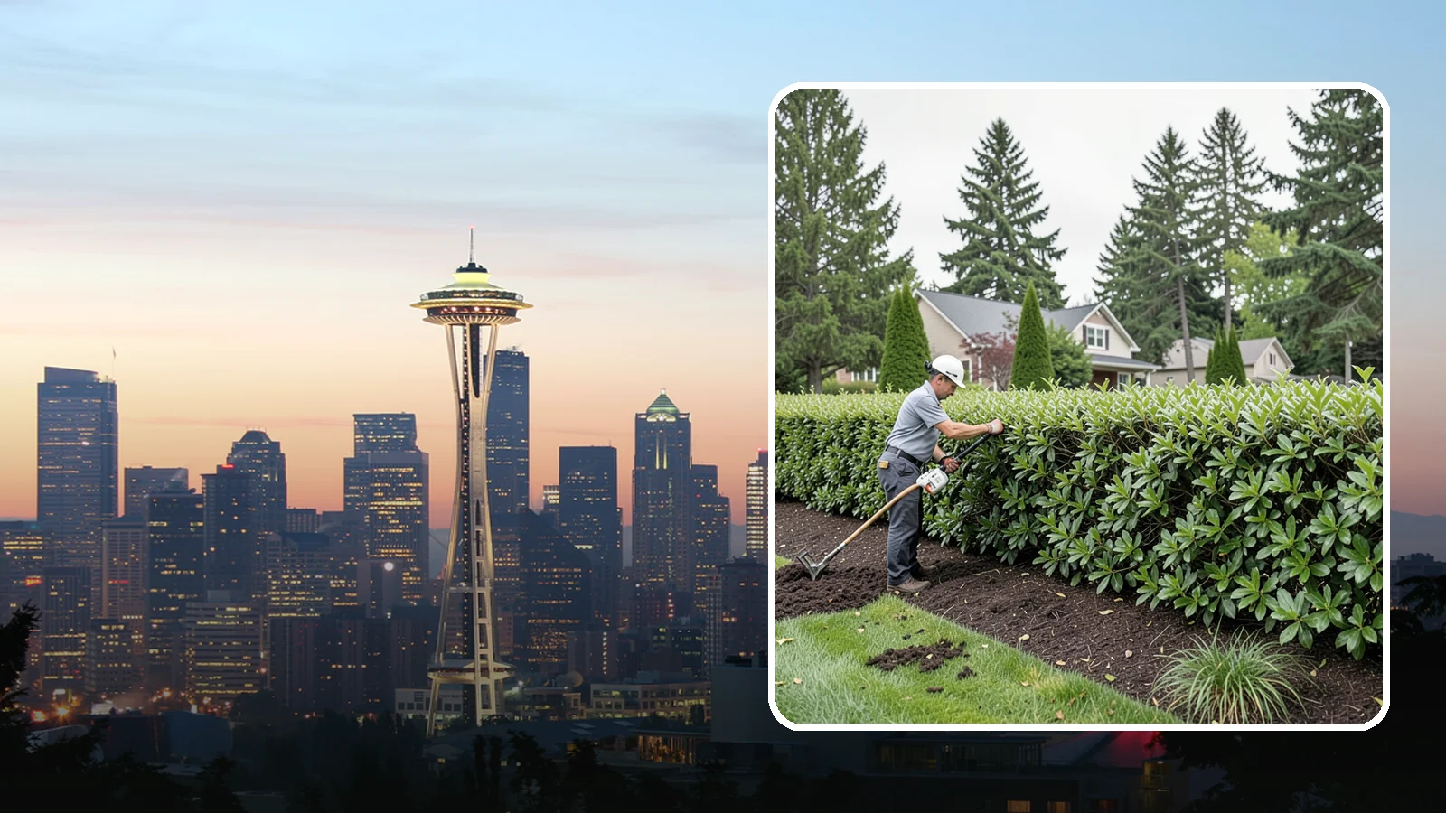 Laurel Hedge Trimming in Seattle, King County, WA - All-purpose laurel hedge trimming that controls fast broadleaf growth and restores clean, dense screening across your property...
