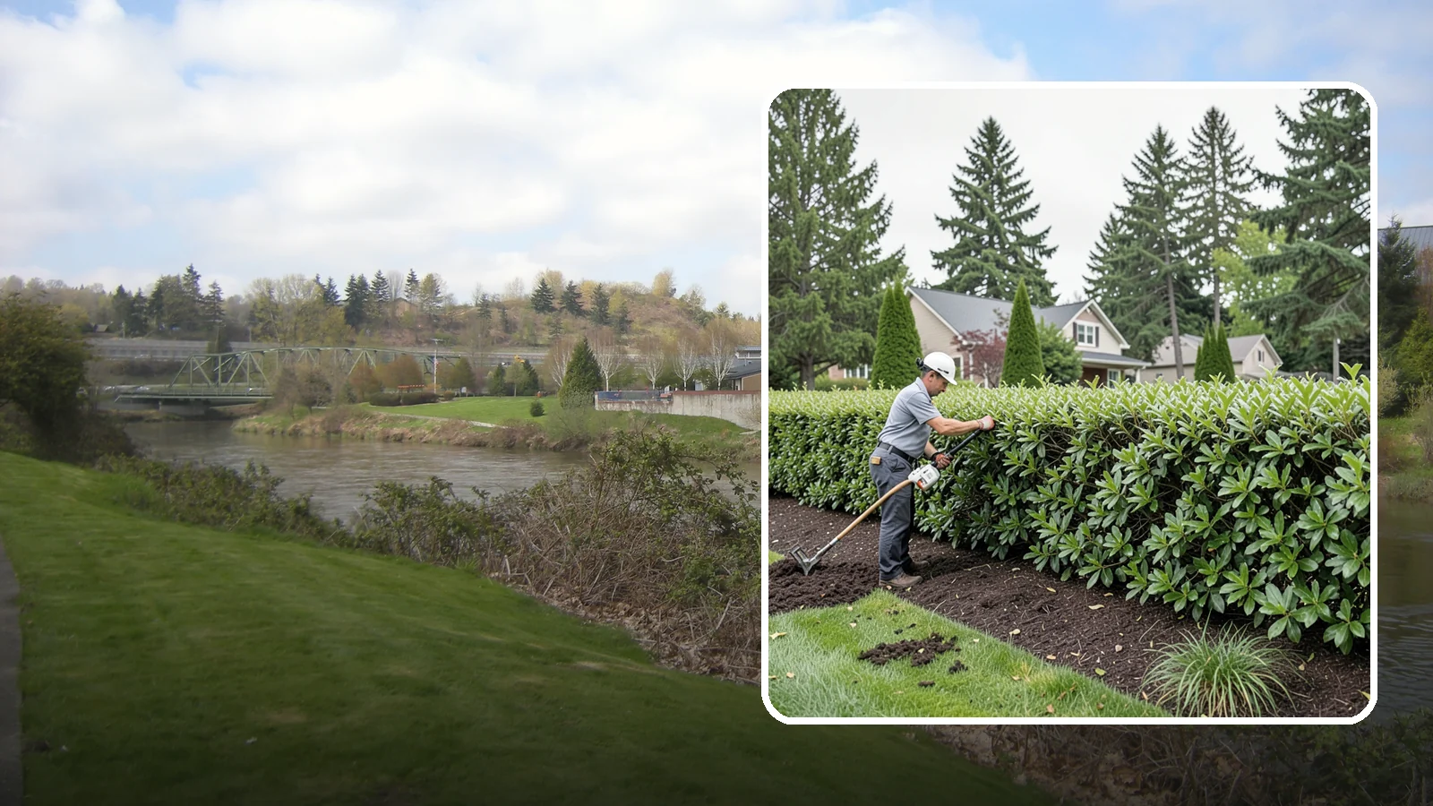 Laurel Hedge Trimming in Tukwila, King County, WA - All-purpose laurel hedge trimming that controls fast broadleaf growth and restores clean, dense screening across your property...