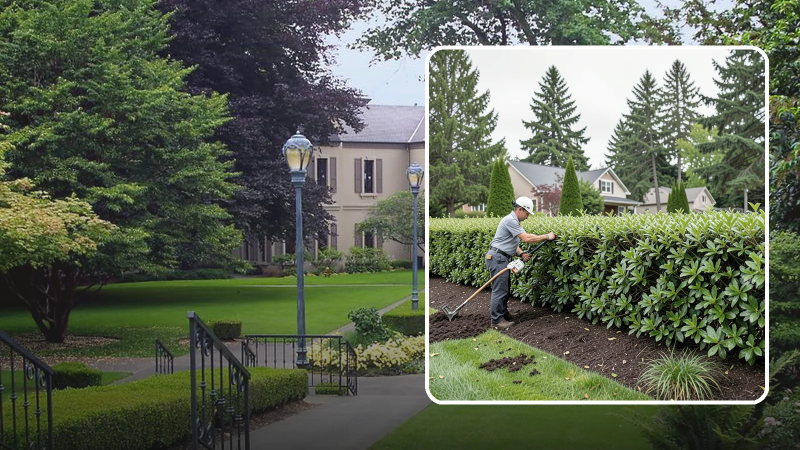 Laurel Hedge Trimming in Woodinville, King County, WA - All-purpose laurel hedge trimming that controls fast broadleaf growth and restores clean, dense screening across your property...