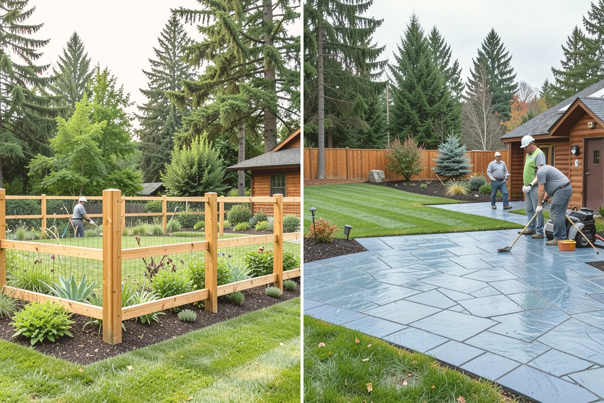 Lava Rock Installation in Algona, King County, WA - Shape and grade the bed and confirm drainage away from plant crowns