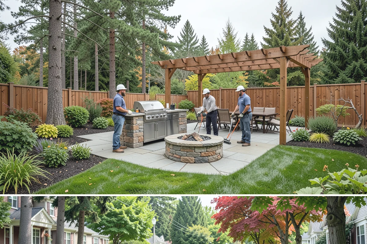 Lava Rock Installation in Beaux Arts Village, King County, WA - Lava rock can be placed any time of year, though installing in spring lets its moisture-holding benefit help beds through the...