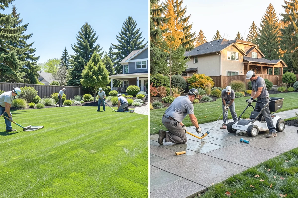 Lava Rock Installation in Bonney Lake, Pierce County, WA - Shape and grade the bed and confirm drainage away from plant crowns