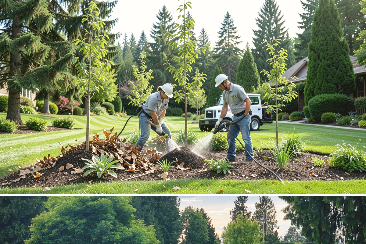 Lava Rock Installation in Bonney Lake, Pierce County, WA - Lava rock can be placed any time of year, though installing in spring lets its moisture-holding benefit help beds through the...