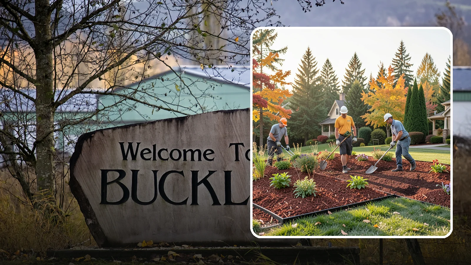 Lava Rock Installation in Buckley, Pierce County, WA - Lightweight, porous volcanic rock in deep red or charcoal that adds bold color and insulating mulch to beds.
